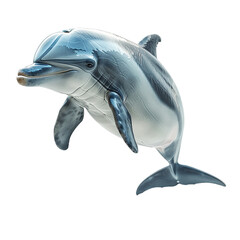 Dolphin isolated on transparent background, element remove background, element for design