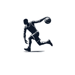 Fototapeta na wymiar Basketball Fever: Dynamic Basketball Vector Illustration Clipart