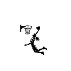 Basketball Fever: Dynamic Basketball Vector Illustration Clipart