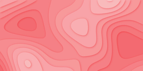 Cut out paper design style abstract background. Papercut background for presentation, cover, banner, website template. Vector illustration	