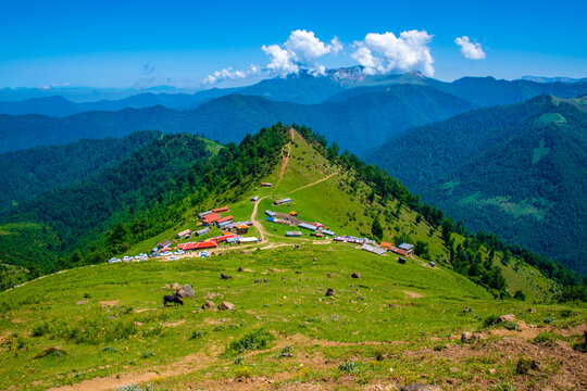Idyllic Rural Landscape in Masal, Gilan Province, Iran