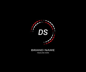 DS letter logo Design. Unique attractive creative modern initial DS initial based letter icon logo