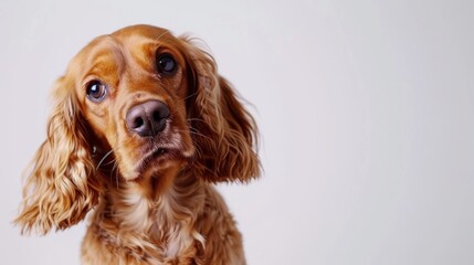 Cocker Spaniel Dog with Soulful Eyes