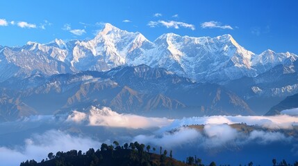 Himalaya mountains, Nepal.
