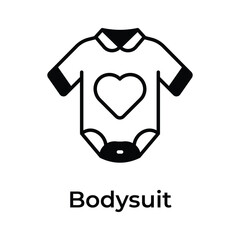 Have a look at this amazing icon of baby suit in trendy style