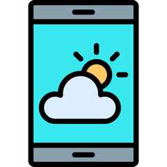 Weather Vector Line Filled Icon