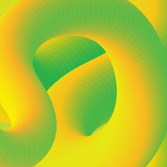 Abstract colorful background with gradient. The illusion of three-dimensional space. A template for creative design.
