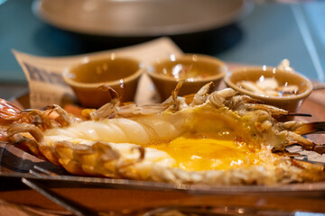 Grilled Shrimp served on Plate
