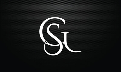 GS, SG, G, S, Abstract Letters Logo Monogram