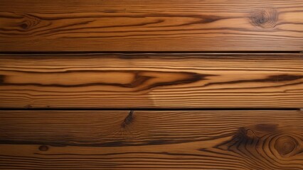 A close-up of a brown hardwood plank with a grainy texture, showcasing the natural pattern of wood, a popular building and flooring material.