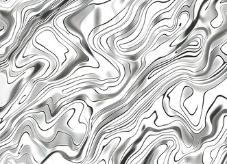 Elegant silver liquid metal texture