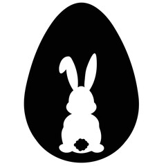 Bunny egg rabbit svg