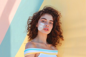 Face Skin care advice skin care cream. Skincare beauty cosmetic products: lip balm, Skincare routine lotion, moisturiser, skincare Candle eye gel, Eucalyptus serum and Restoring skin care jar pot