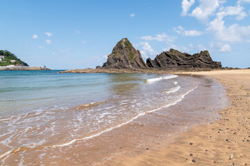 Saturraran Beach. Mutriku, Gipuzkoa. Basque Country