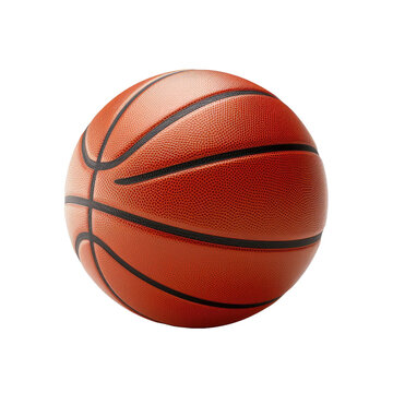 Basketball ball on transparent background