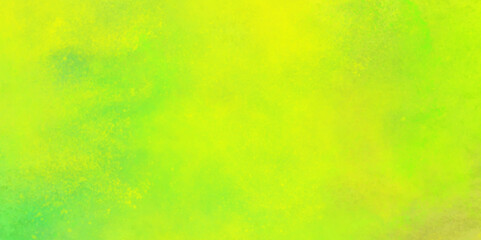 Fototapeta na wymiar bright green and yellow watercolor background. abstract background