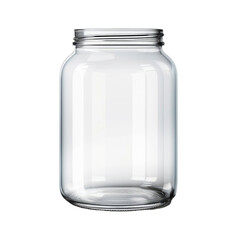 empty glass bottle On a transparent background, PNG