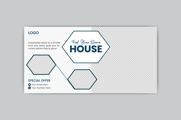 Corporate billboard design template.