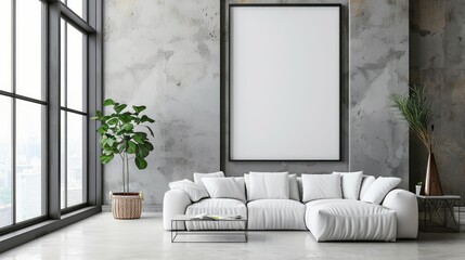 Sleek elegance of a modern interior, where minimalist design meets contemporary sophistication