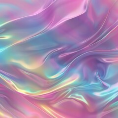 ethereal silk waves in pastel hues dancing fluidly in an abstract digital art piece