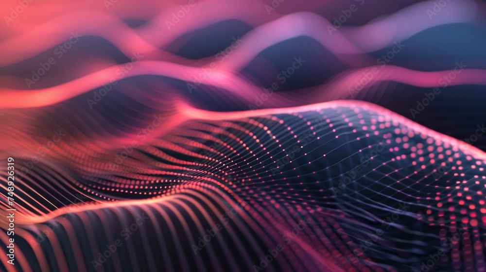Poster detailed wave pattern on a surface, ideal for backgrounds