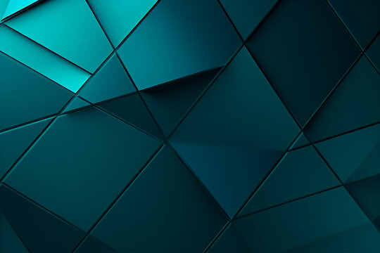 Cyan color geometric dynamic background