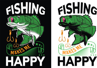 Fishing t-shirt design