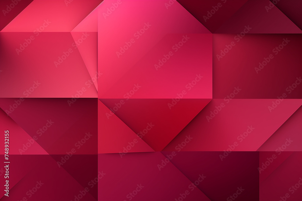 Wall mural magenta color geometric dynamic background