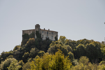 Pescolanciano, Molise. D’Alessandro Castle. View