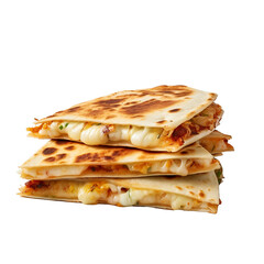 Quesadillas isolated on transparent background