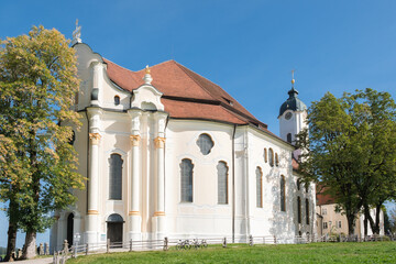 Fototapeta na wymiar Pilgrimage Church of Wies, Germany