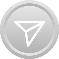 Light mode ui simple elegant set switcher, volume bar design. 