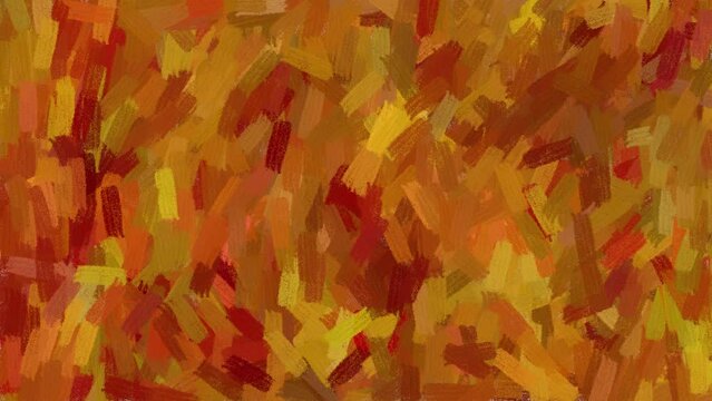 yellow and orange abstract watercolor background , impressionism art style animated video