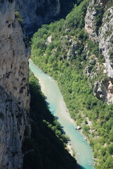 Canyon du Verdon in the south of France