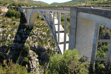 bridge over the river Verdon, France