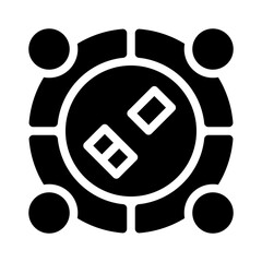 conference glyph icon