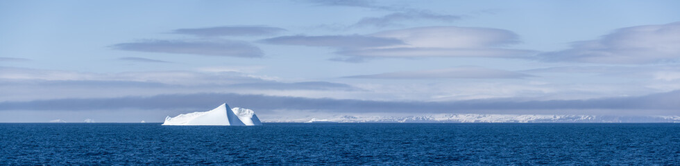 Floating iceberg in the Southern Ocean, Antarctic Peninsula, Antarctica