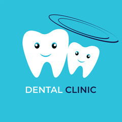 Dental clinic logo creative design,Dental Logo Design, Health Dental Logo design vector template