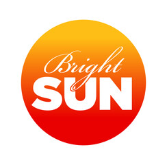 Bright Sun typography unit