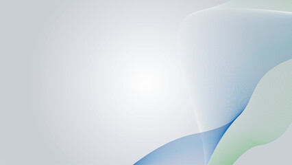 Green blue and gray curve line background wallpaper vector image for presentation