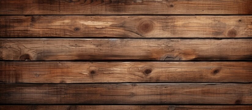 A wooden wall constructed from individual planks, showcasing a textured and rustic appearance.