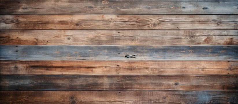 A wooden wall with a vintage look, painted in a rich brown hue. The paint covers the entire surface, giving the wall a warm and rustic appearance.