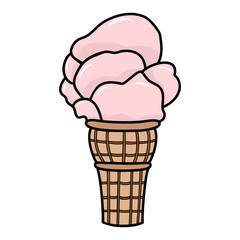 Popsicle ice cream clipart. Summer creamy food, frozen sweet sticks. Isolated dessert snacks - 748949112