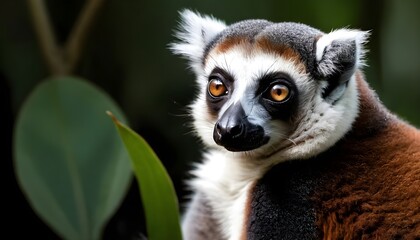 Obraz premium Lemur on the jungle by Nekoypunto 