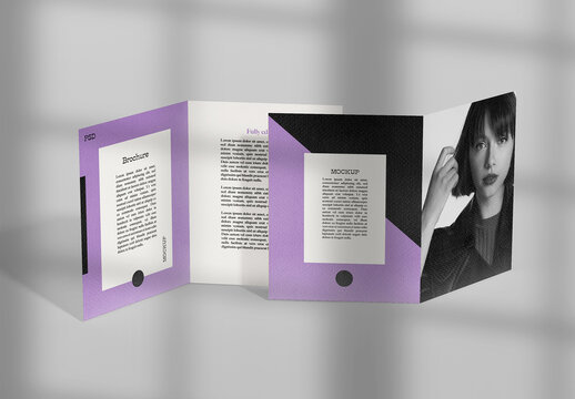 Two Brochure Mockup