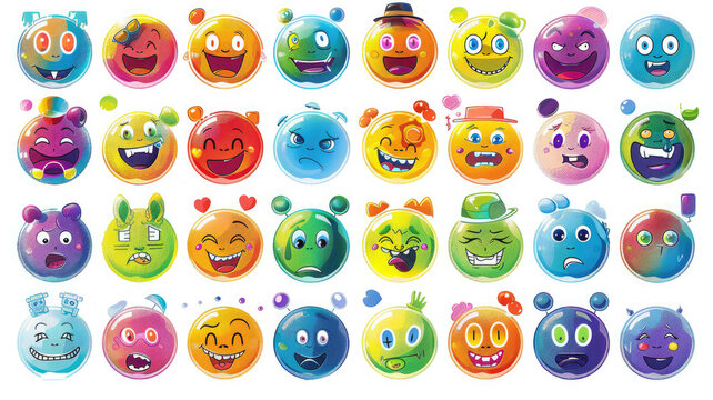 A Square of Emotions: How Emoticons Express Our Feelings Online