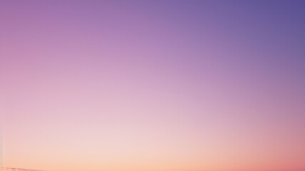 Tranquil purple and orange sunset gradient - Serene sunset hues blend seamlessly into one another, evoking a peaceful, calming end to the day - obrazy, fototapety, plakaty