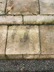 Dirty stone tile