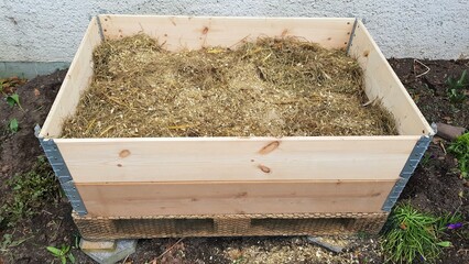 Building and filling a raised bed
