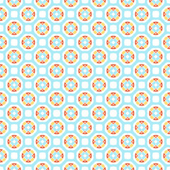 Multi color seamless abstract pattern. Background and backdrop. Multi Colored. Colorful ornamental design. Colored mosaic ornaments. Vector graphic illustration. EPS10.